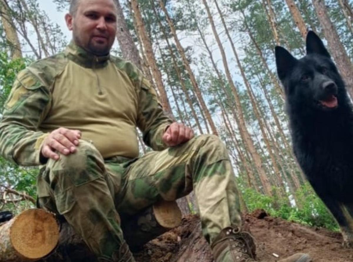 A sheepdog named "Donbass" saved six soldiers at the cost of his life